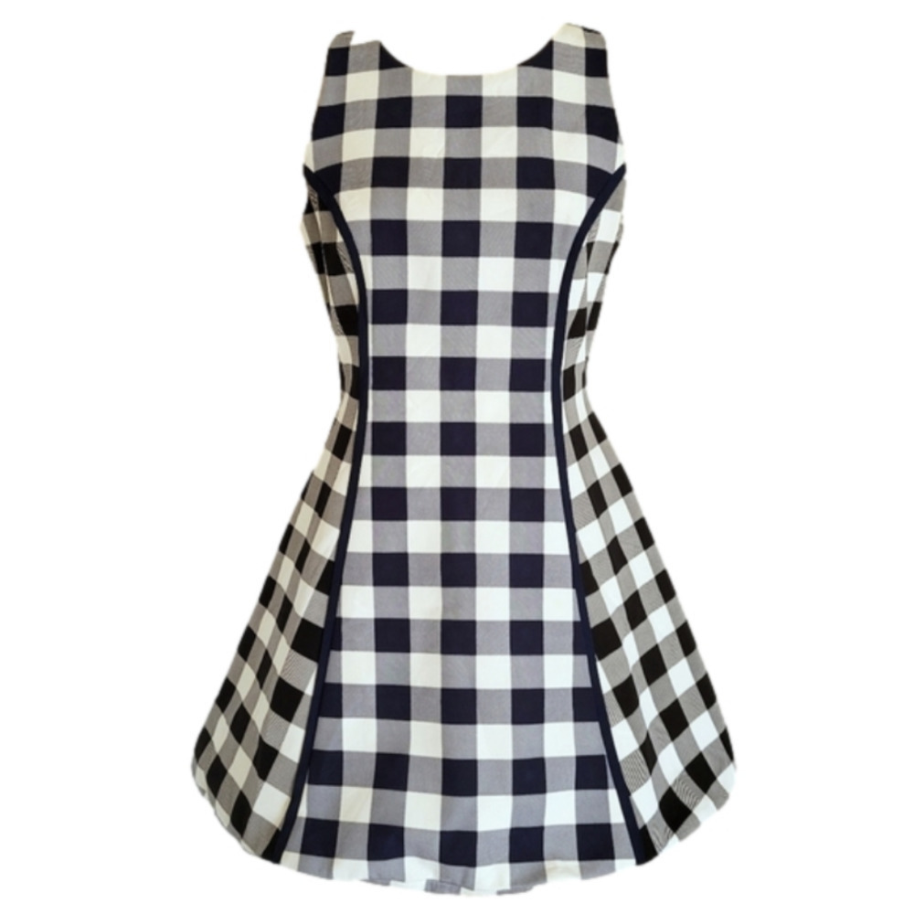 REVOLVE Finders Keepers Alter Ego Gingham Plaid Flair Mini Dress Size Large